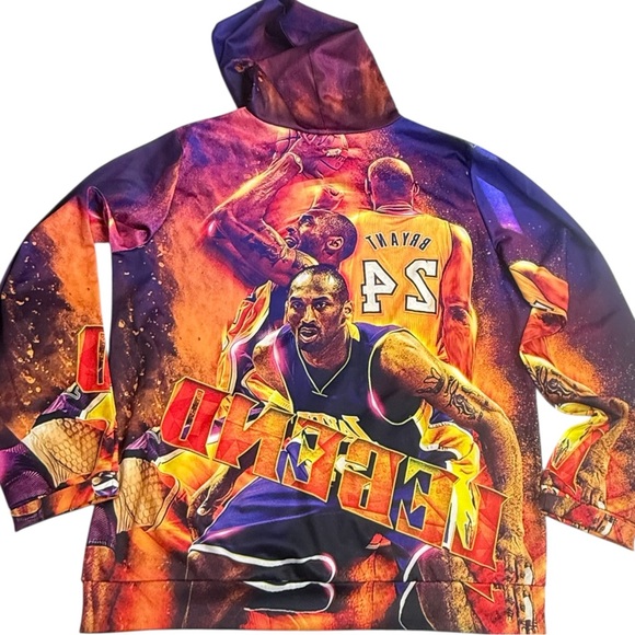 Kobe Bryant Legend Graphic Hoodie 4XL Lakers Mamba Basketball Pullover 4XL - Picture 4 of 9